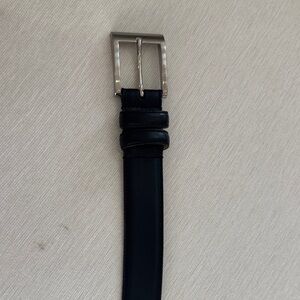 Allen Edmonds Black Leather Belt 48